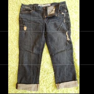 Charlotte Russe Cropped Jeans